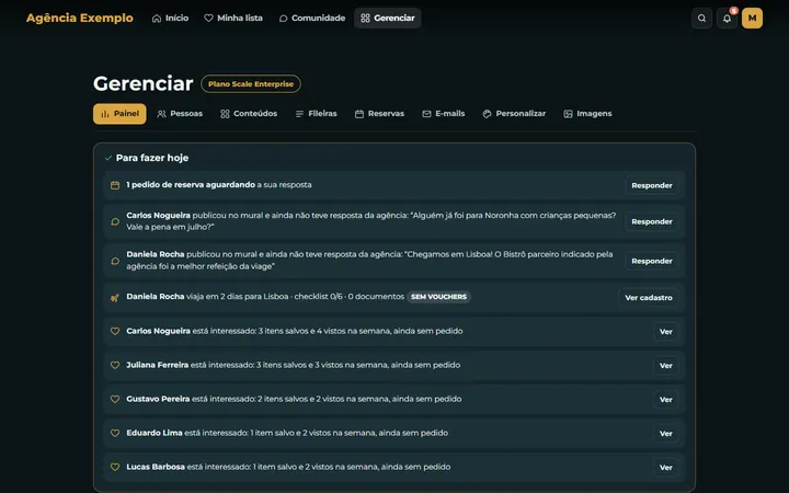 Para fazer hoje